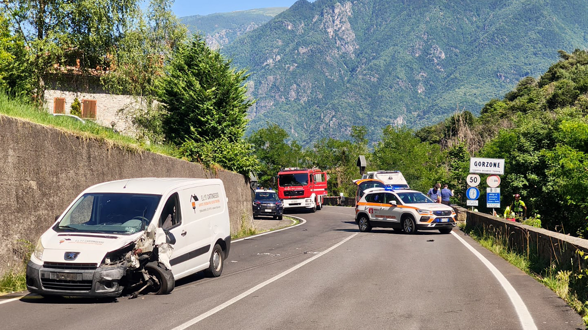 Incidente mortale a Angolo Terme